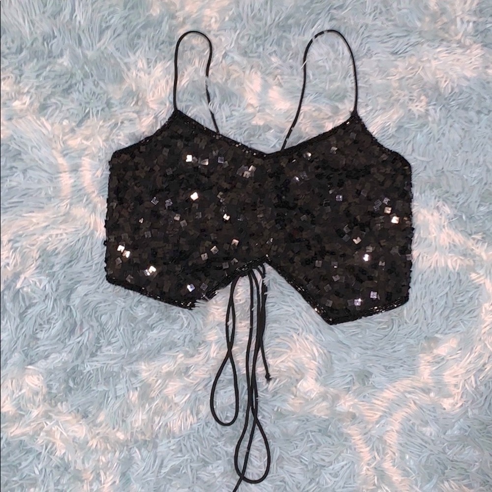 Sequin Strap top